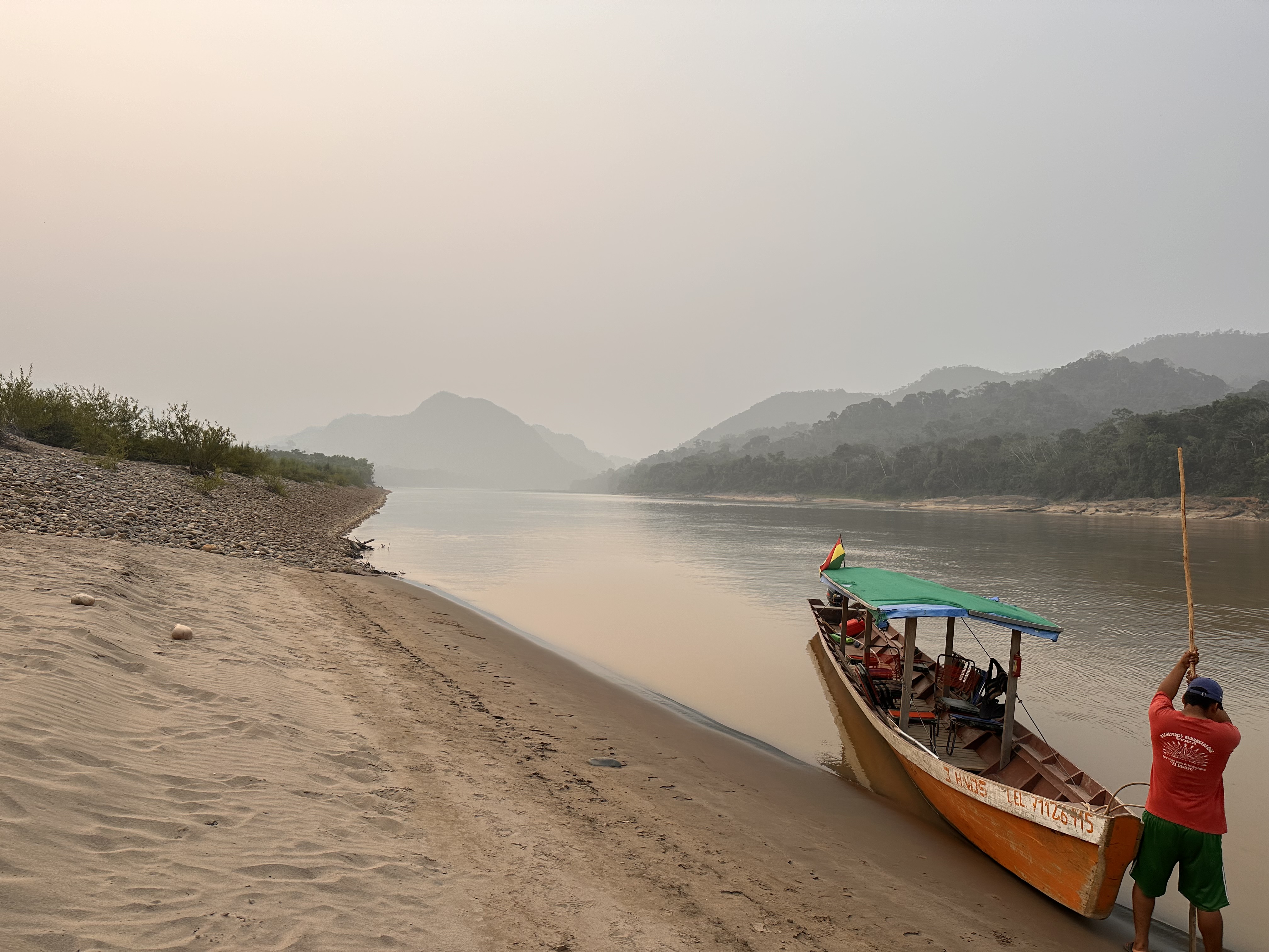 River boat ministry in Bolivia